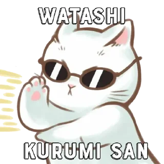 🤩 emoji 𝙺𝚞𝚛𝚞𝚖𝚒​ pack @IGRISXROBOT Telegram sticker 13 of 19