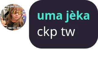 Sticker from uma jèk @p1stajek