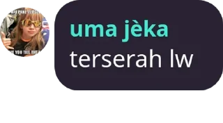 Sticker from uma jèk @p1stajek