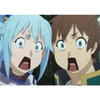 😱 emoji konosuba Telegram sticker 14 of 19