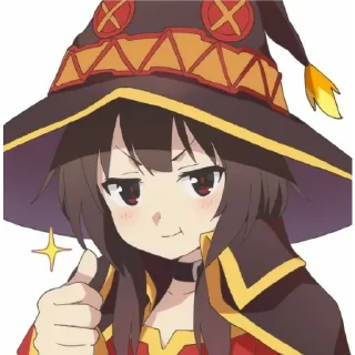 👍 emoji konosuba Telegram sticker 9 of 19