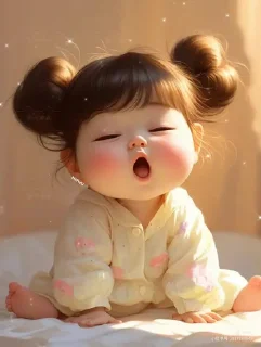 Sticker from baby
