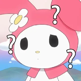 ❓ emoji Cute by @Acheeeeelll Telegram sticker 6 of 29