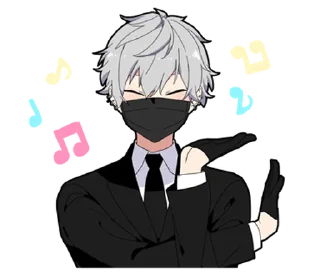 ⭐ emoji silent boy vol.2 @moe_sticker_bot Telegram sticker 9 of 40