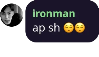 👆 emoji ironman Telegram sticker 5 of 23