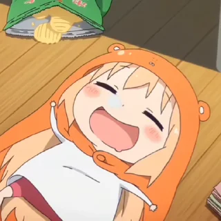 🍊 emoji Umaru × @burntpacks Telegram sticker 18 of 45