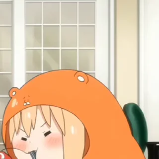 🍊 emoji Umaru × @burntpacks Telegram sticker 20 of 45