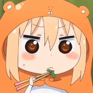 🍊 emoji Umaru × @burntpacks Telegram sticker 1 of 45