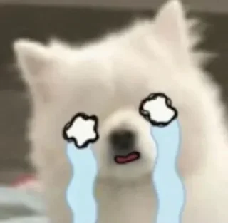 😭 emoji BlondeChaya × @burntpacks Telegram sticker 5 of 50