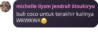 😢 emoji michelle imut suka di buli semua sq Telegram sticker 13 of 34