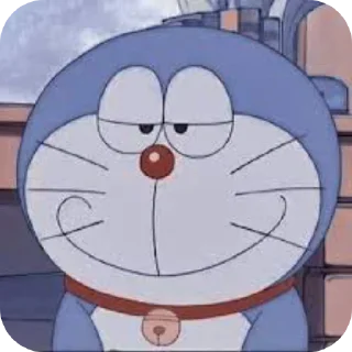 😏 emoji 🍃 Doremon @wind141 Telegram sticker 16 of 59