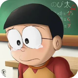 😓 emoji 🍃 Doremon @wind141 Telegram sticker 24 of 59