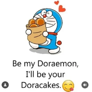 ❤ emoji 🍃 Doremon @wind141 Telegram sticker 2 of 59