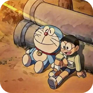 ❤ emoji 🍃 Doremon @wind141 Telegram sticker 22 of 59