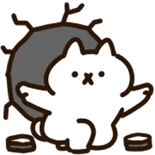 ⭐ emoji Intense Cat Animated Emoji @moe_sticker_bot Telegram sticker 24 of 40