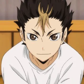 🤎 emoji nishinoya yuu by pinterest Telegram sticker 6 of 25