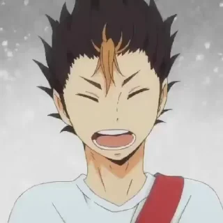 🤎 emoji nishinoya yuu by pinterest Telegram sticker 9 of 25