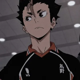 🤎 emoji nishinoya yuu by pinterest Telegram sticker 5 of 25