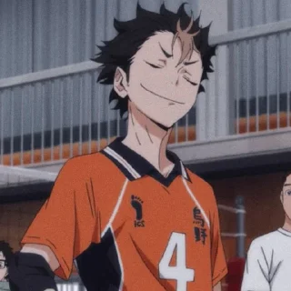 🤎 emoji nishinoya yuu by pinterest Telegram sticker 14 of 25