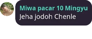 Sticker from fans jeha