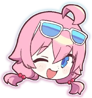Sticker from Takanashi Hoshino (chibi) @Anak_kucing_stiker