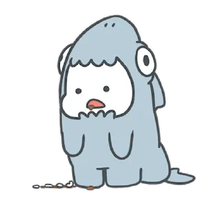 🦈 emoji ᅠ      ೀ  @ch2rie  ◌  @stikie  ྀ Telegram sticker 24 of 24