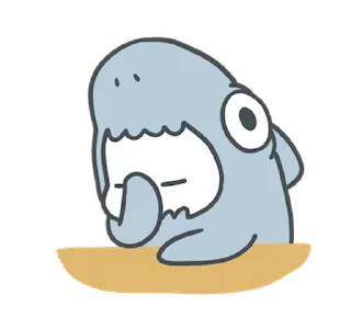 🦈 emoji ᅠ      ೀ  @ch2rie  ◌  @stikie  ྀ Telegram sticker 20 of 24