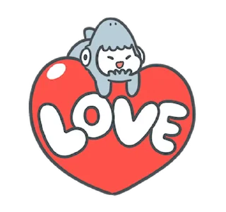 🦈 emoji ᅠ      ೀ  @ch2rie  ◌  @stikie  ྀ Telegram sticker 16 of 24