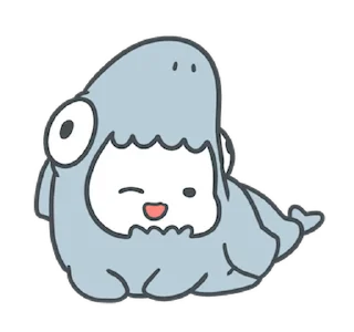 🦈 emoji ᅠ      ೀ  @ch2rie  ◌  @stikie  ྀ Telegram sticker 10 of 24