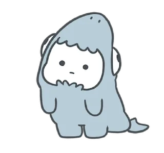 🦈 emoji ᅠ      ೀ  @ch2rie  ◌  @stikie  ྀ Telegram sticker 19 of 24
