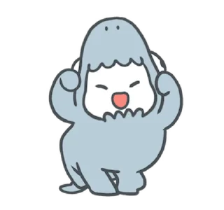 🦈 emoji ᅠ      ೀ  @ch2rie  ◌  @stikie  ྀ Telegram sticker 23 of 24