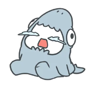 🦈 emoji ᅠ      ೀ  @ch2rie  ◌  @stikie  ྀ Telegram sticker 22 of 24