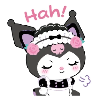 ⭐ emoji Kuromi Tsundere Cafe @deazzle Telegram sticker 5 of 40