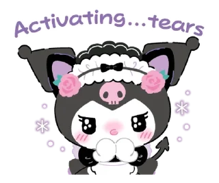 ⭐ emoji Kuromi Tsundere Cafe @deazzle Telegram sticker 21 of 40