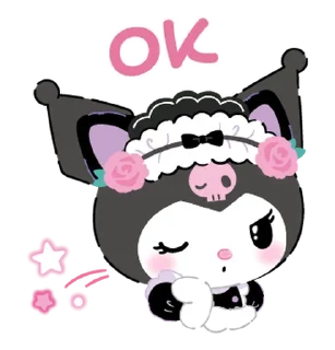 ⭐ emoji Kuromi Tsundere Cafe @deazzle Telegram sticker 2 of 40