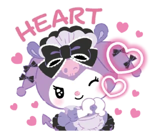 ⭐ emoji Kuromi Tsundere Cafe @deazzle Telegram sticker 19 of 40