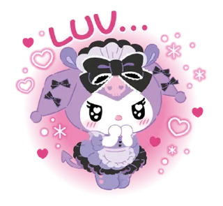⭐ emoji Kuromi Tsundere Cafe @deazzle Telegram sticker 17 of 40
