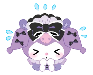 ⭐ emoji Kuromi Tsundere Cafe @deazzle Telegram sticker 11 of 40
