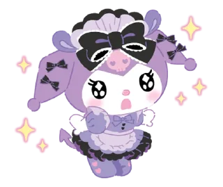 ⭐ emoji Kuromi Tsundere Cafe @deazzle Telegram sticker 3 of 40