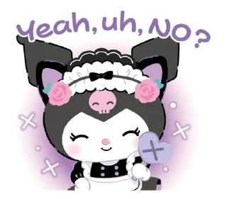 ⭐ emoji Kuromi Tsundere Cafe @deazzle Telegram sticker 10 of 40