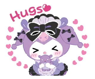 ⭐ emoji Kuromi Tsundere Cafe @deazzle Telegram sticker 8 of 40