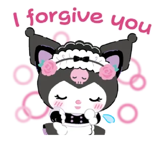 ⭐ emoji Kuromi Tsundere Cafe @deazzle Telegram sticker 13 of 40