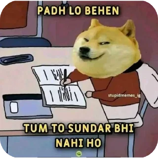 🐶 emoji Aap Ki chinta • @sticbot Telegram sticker 10 of 32