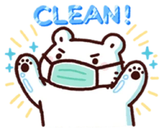🙌 emoji 白白日記・stay safe everyone @bacbac_ch Telegram sticker 16 of 40
