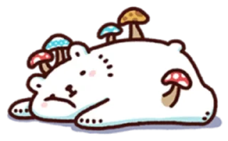 🍄 emoji 白白日記・stay safe everyone @bacbac_ch Telegram sticker 20 of 40