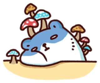 🍄 emoji 白白日記・stay safe everyone @bacbac_ch Telegram sticker 21 of 40
