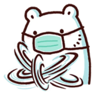 🤲 emoji 白白日記・stay safe everyone @bacbac_ch Telegram sticker 15 of 40