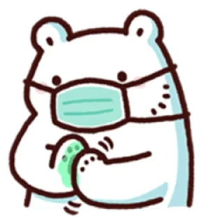 🤲 emoji 白白日記・stay safe everyone @bacbac_ch Telegram sticker 14 of 40