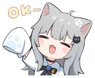 😉 emoji Nachoneko! Telegram sticker 7 of 24