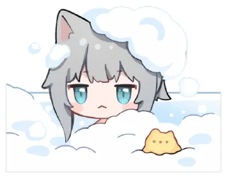 😶‍🌫️ emoji Nachoneko! Telegram sticker 15 of 24